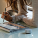 El Surface Book 3 plegado en modo tablet.